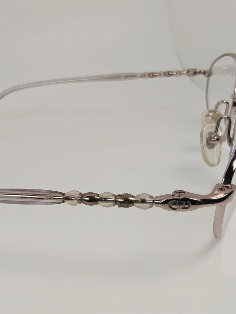 Dior CD 3584. Rose Gold. Fault. Women's Light Rose Gold Oval Glasses
